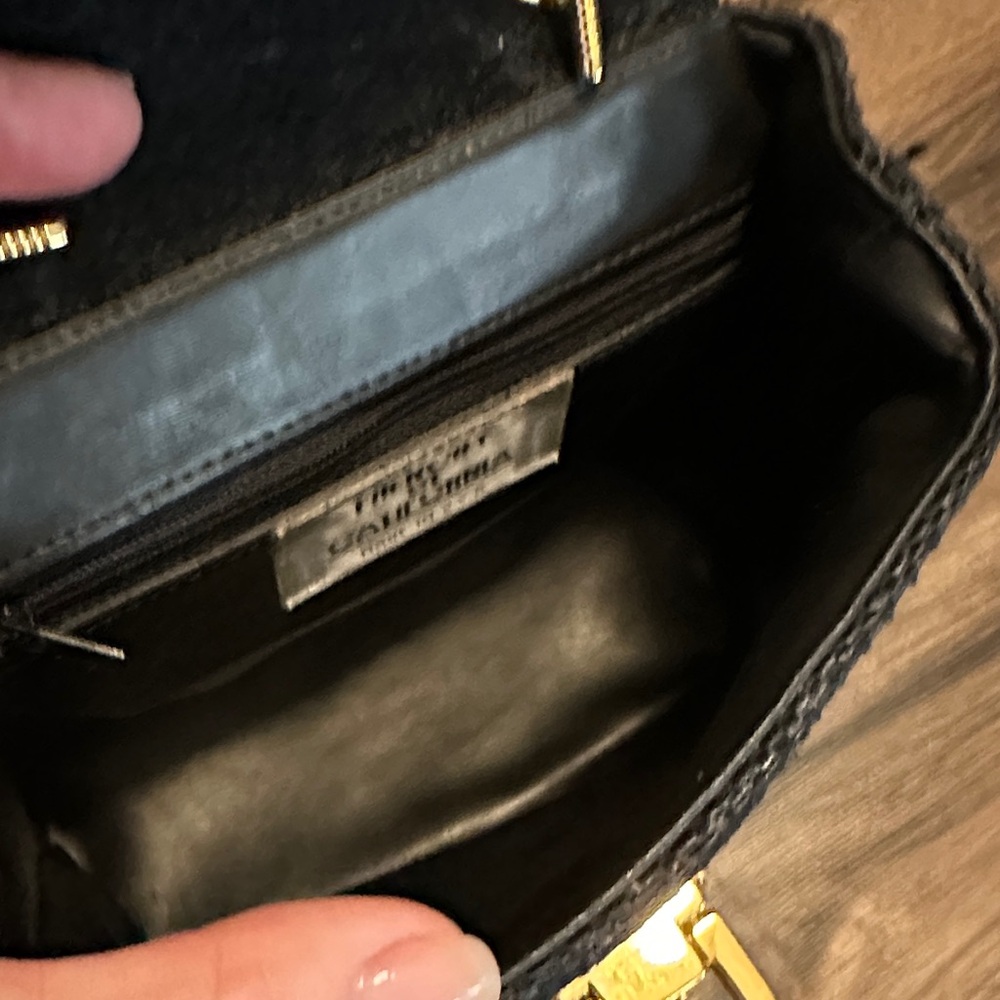 Chic Black and Gold Mini Bag - Picture 5 of 9